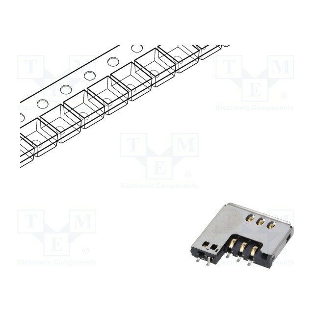GCT Connector: for cards; Mini SIM
