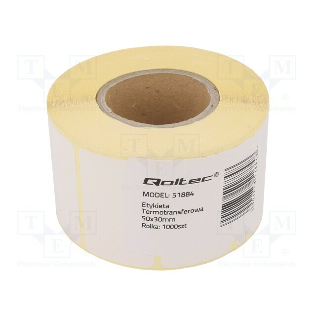 Label; white; Character colour: black; thermal