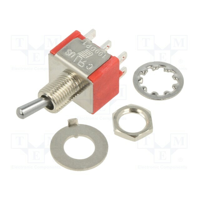 E-SWITCH Switch: toggle; Pos: 2; DPDT