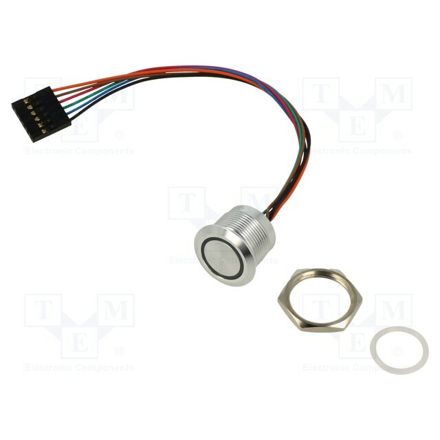 E-SWITCH Switch: capacitive; Pos: 2; SPST-NO