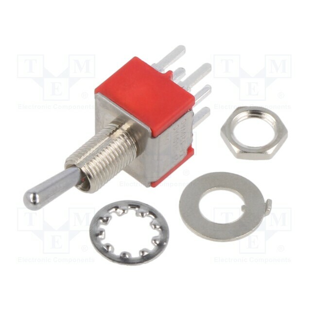 E-SWITCH Switch: toggle; Pos: 2; DPDT