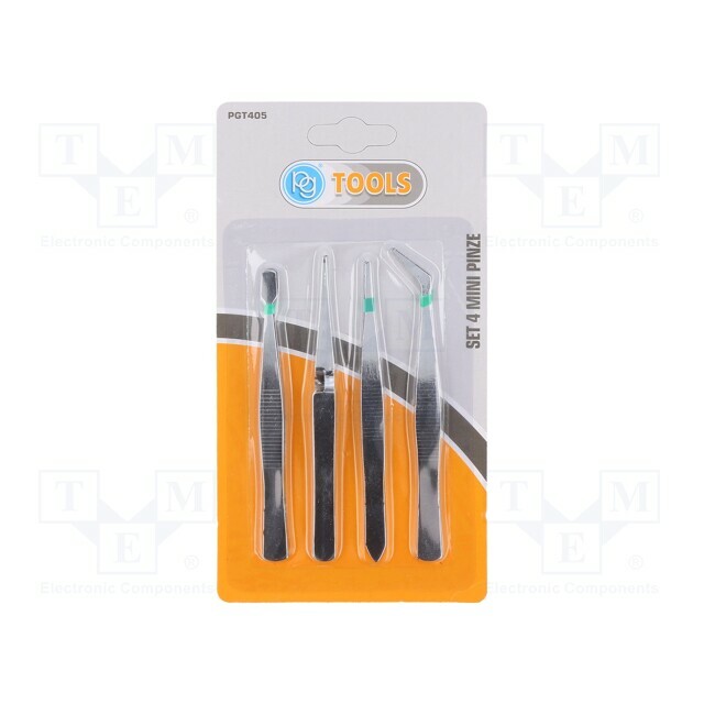 PG TOOLS Tweezers-set; for precision works