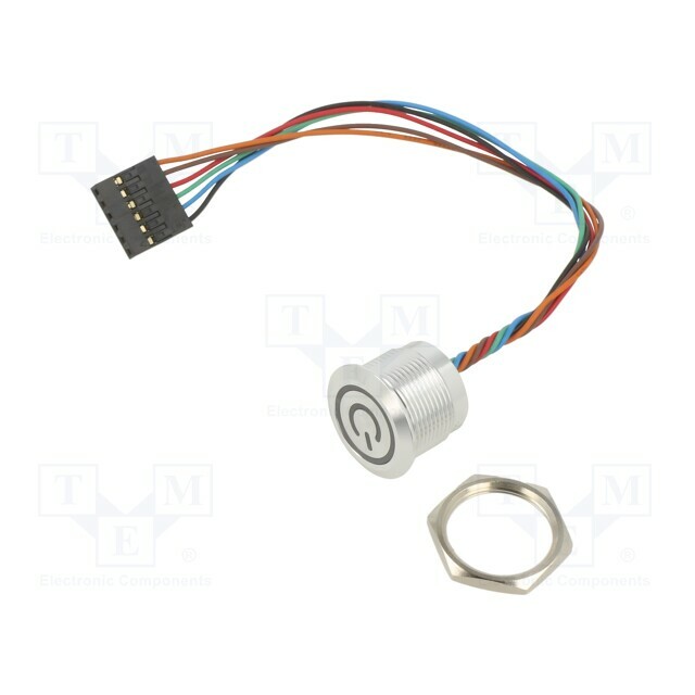 E-SWITCH Switch: capacitive; Pos: 2; SPST-NO
