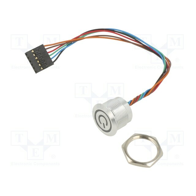 E-SWITCH Switch: capacitive; Pos: 2; SPST-NO