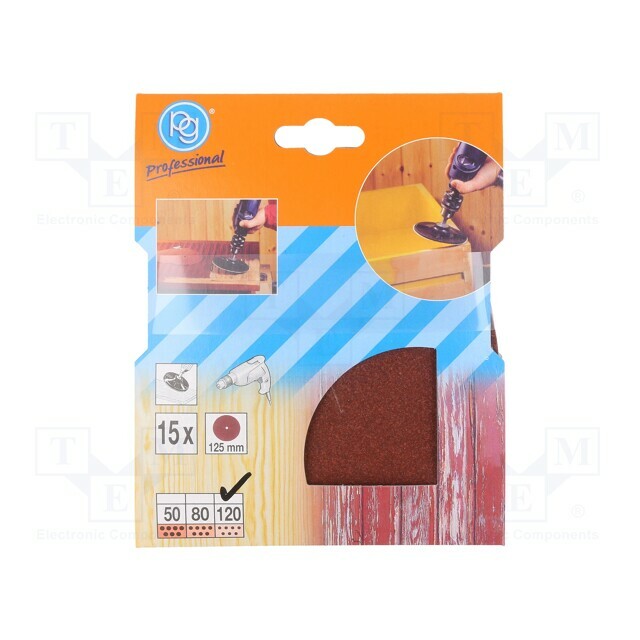 PG PROFESSIONAL Sanding plate; Granularity: 120