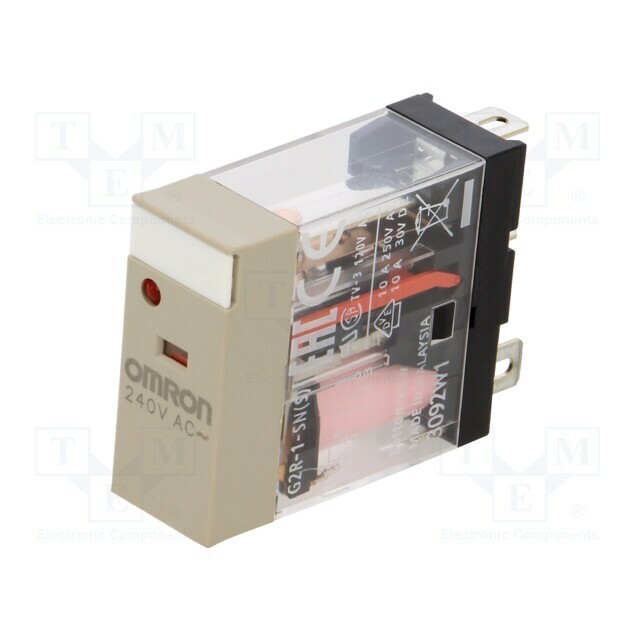 OMRON Relay: electromagnetic; Ucoil: 240VAC; SPDT