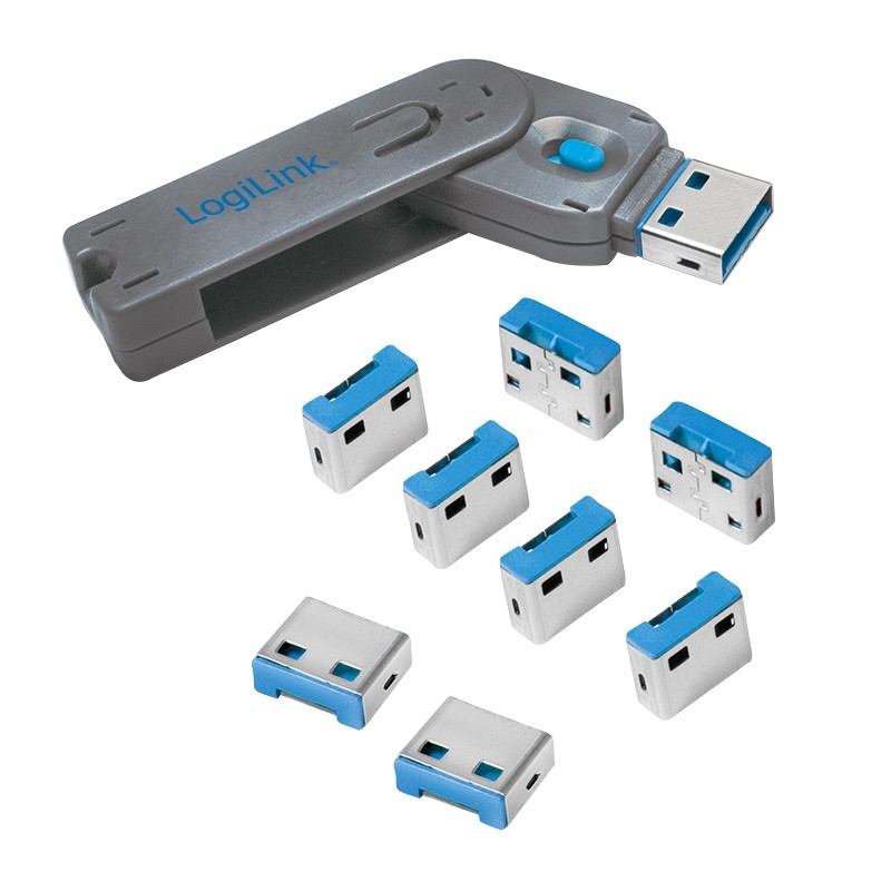 Logilink, USB port blocker (1x key