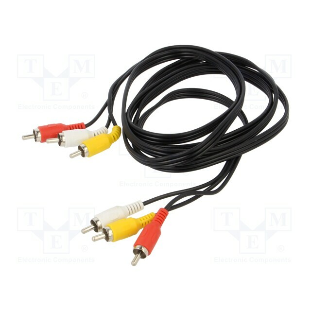 VCOM Cable; RCA plug x3,both