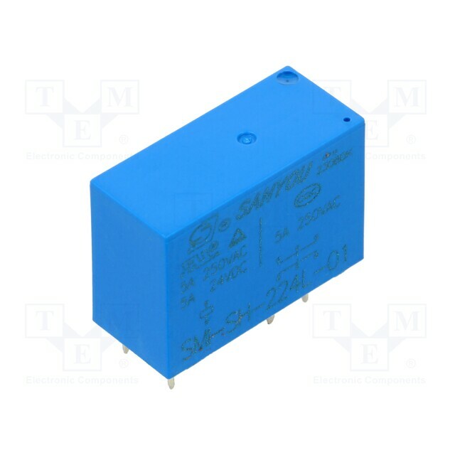 SANYOU Relay: electromagnetic; Ucoil: 24VDC; DPDT