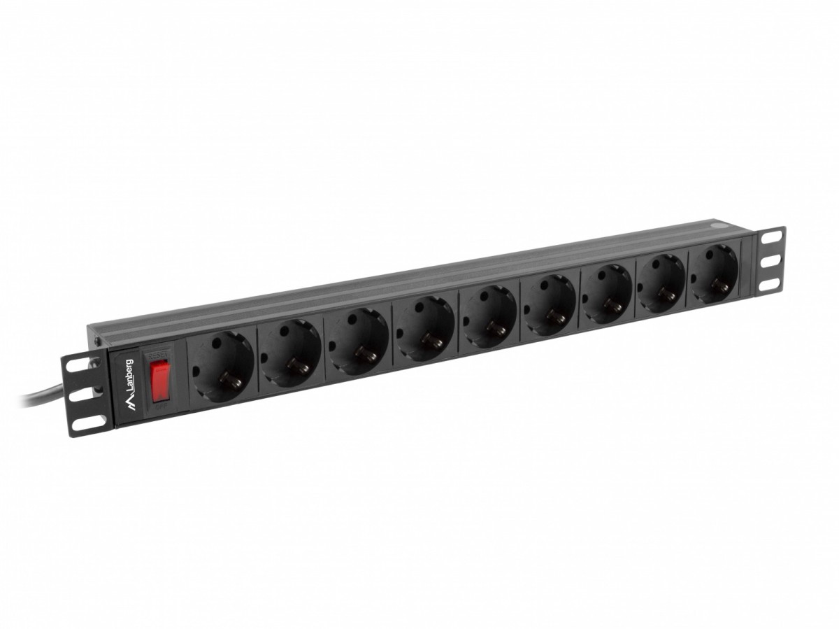 Lanberg PDU-09F-0300-BK power distribution unit (PDU)
