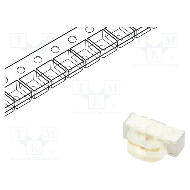 KINGBRIGHT ELECTRONIC LED; red; SMD; 4÷15mcd