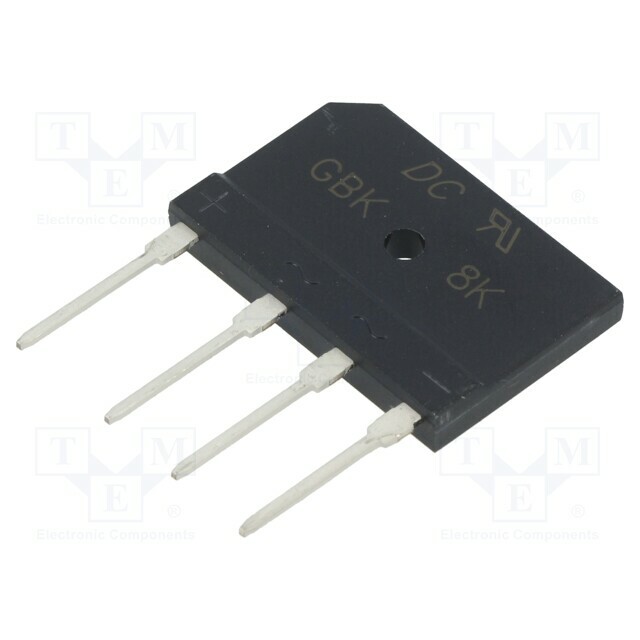 DC COMPONENTS Bridge rectifier: single-phase; Urmax: