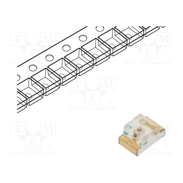 KINGBRIGHT ELECTRONIC LED; orange; SMD; 0603