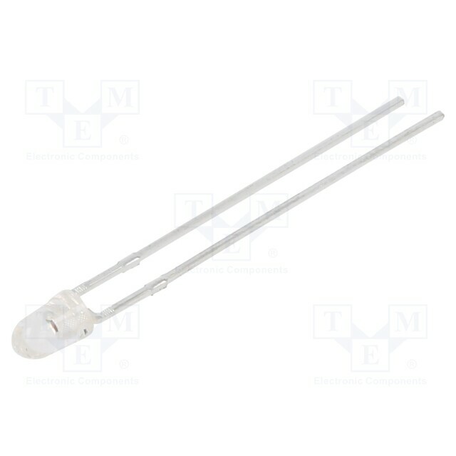 KINGBRIGHT ELECTRONIC LED; yellow; 3mm; 1800÷2800mcd