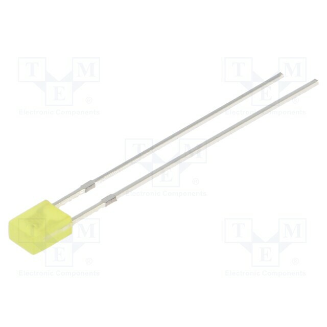 OPTOSUPPLY LED; yellow; rectangular; 3.2x3