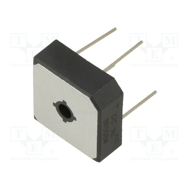 DC COMPONENTS Bridge rectifier: single-phase; Urmax: