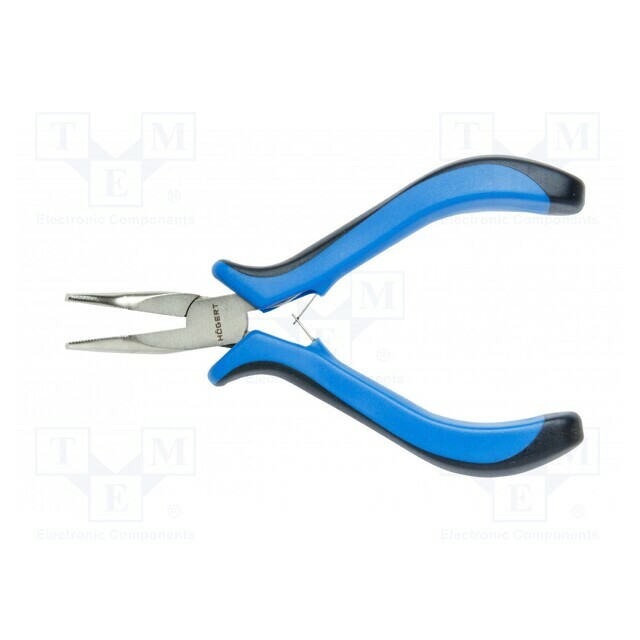 HÖGERT TECHNIK Pliers; curved,precision; 130mm