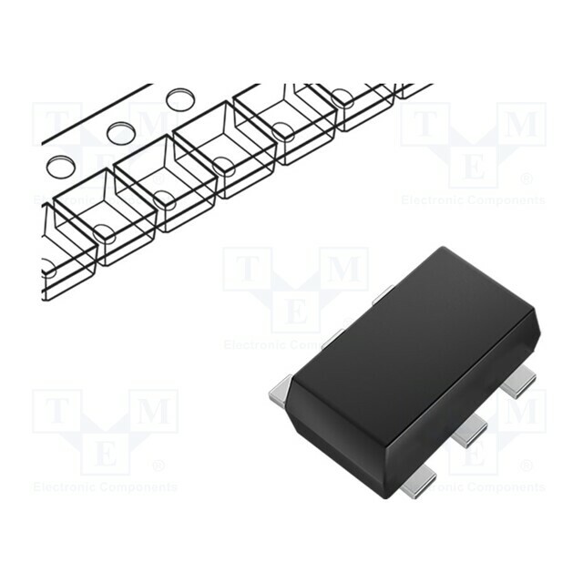 TEXAS INSTRUMENTS Diode: TVS array; Ubr: