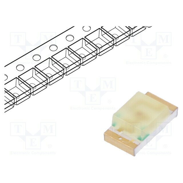 KINGBRIGHT ELECTRONIC LED; green; SMD; 1206