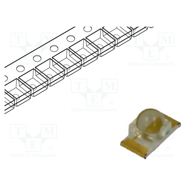 KINGBRIGHT ELECTRONIC LED; green; SMD; 1206