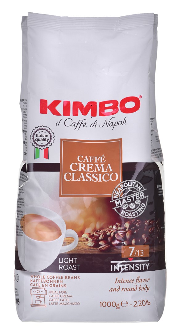 Kafijas pupiņas KIMBO Creama Classico, 1