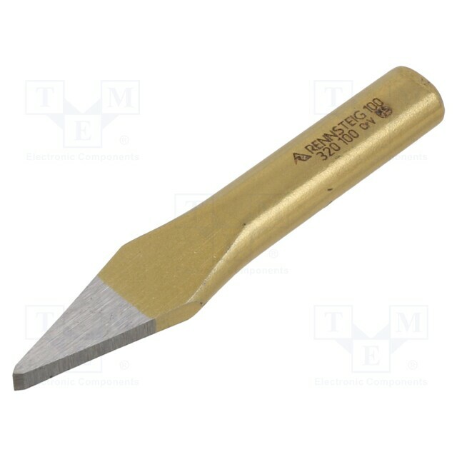 RENNSTEIG Crosscut chisel; L: 100mm; Tipwidth: