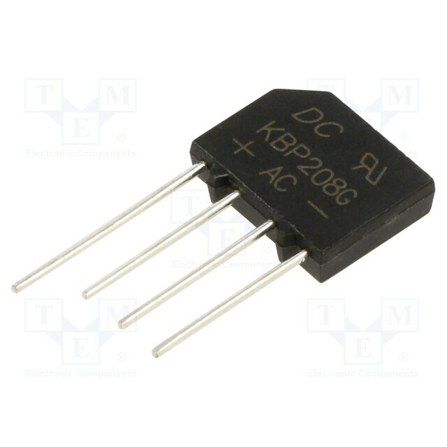 DC COMPONENTS Bridge rectifier: single-phase; Urmax: