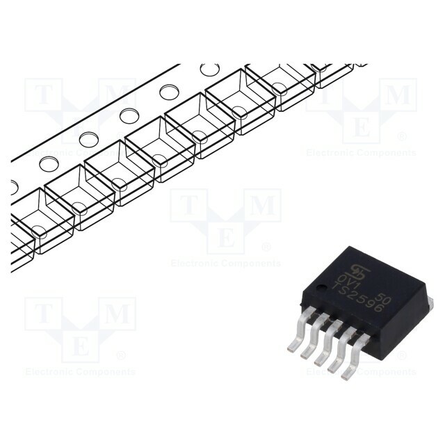 TAIWAN SEMICONDUCTOR PMIC; DC/DC converter; Uin: