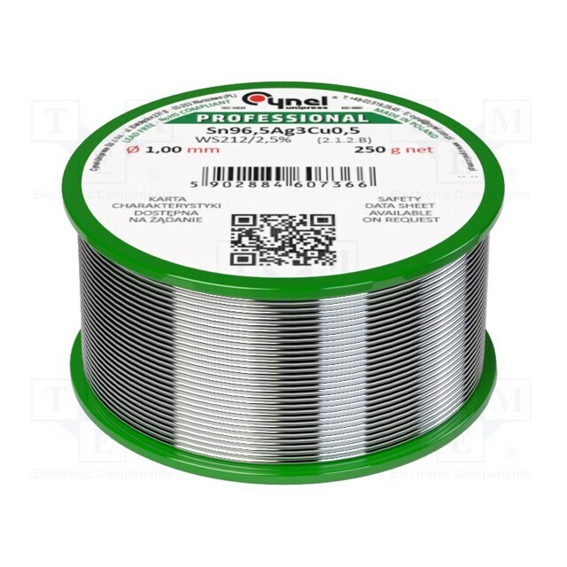CYNEL Tin; lead free; Sn96,5Ag3Cu0
