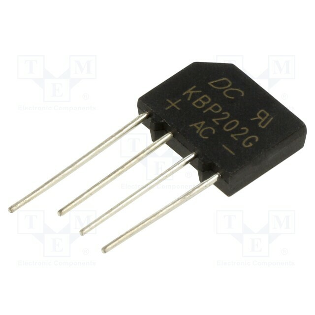 DC COMPONENTS Bridge rectifier: single-phase; Urmax: