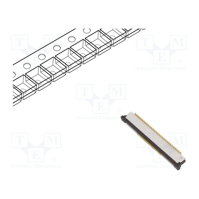 GCT Connector: FFC/FPC; SMT; 125V; 1A