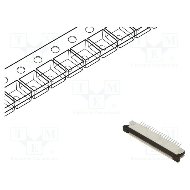 GCT Connector: FFC/FPC; SMT; 50V; 0