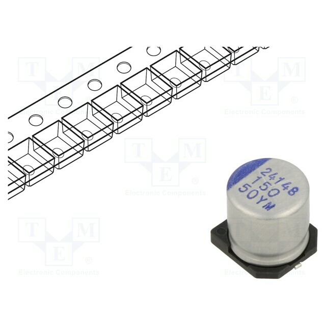 SAMWHA Capacitor: hybrid; ±20%; 50VDC; SMD