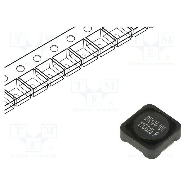 EATON ELECTRONICS Inductor: wire; SMD; 100uH