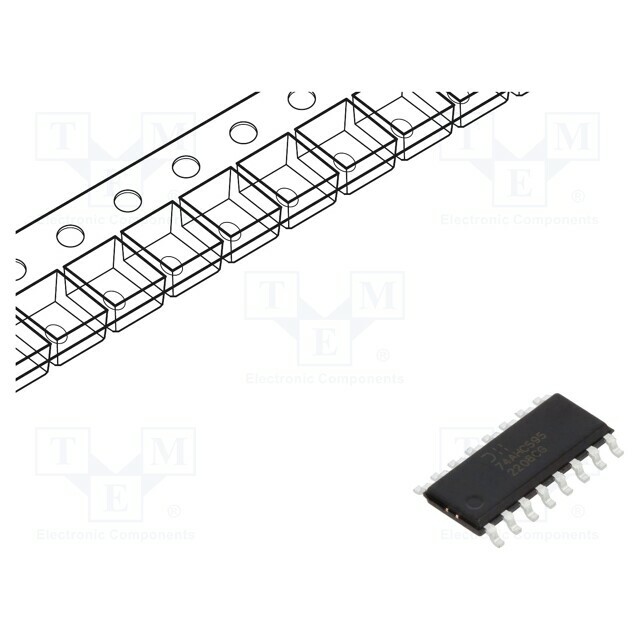 DIODES INCORPORATED IC: digital; 8bit,shift