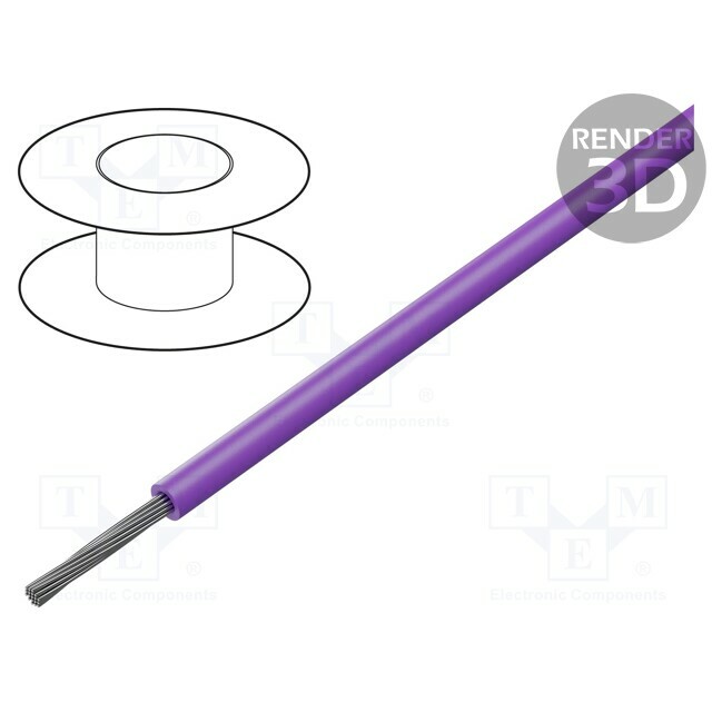 BELDEN Wire; stranded; Cu; 22AWG; TFE