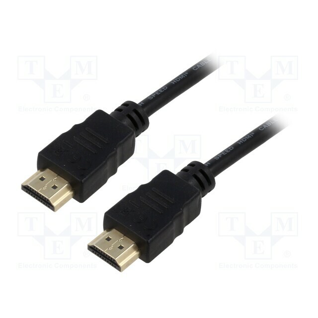 Cable; HDMI plug,both sides; HDMI