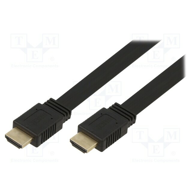 Cable; HDMI plug,both sides; PVC