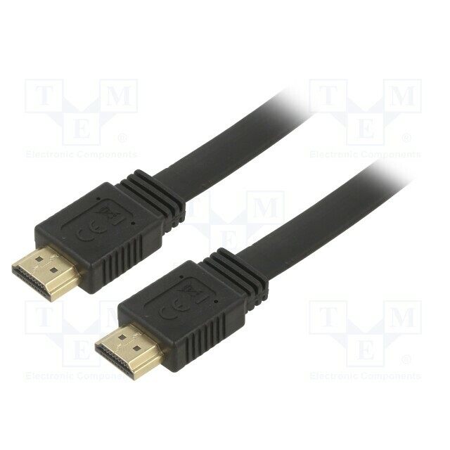 Cable; HDMI plug,both sides; PVC