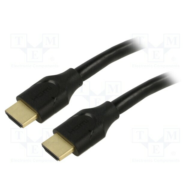 Cable; HDMI plug,both sides; PVC