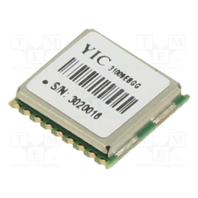 Module: GPS/BEIDOU/GALILEO/QZSS; ±2.5m; GPS; -165dBm