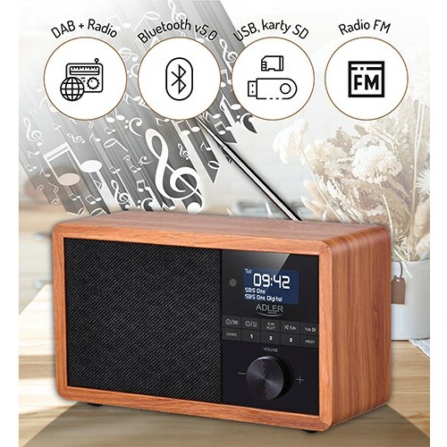 Adler AD 1184 radio Portable Digital
