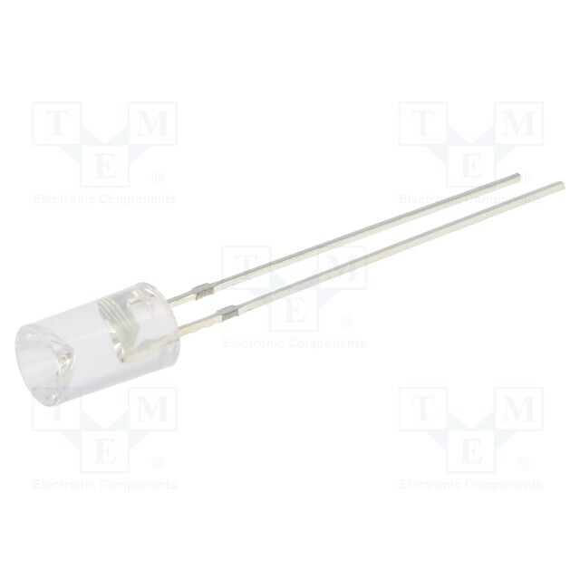 OPTOSUPPLY LED; orange; 5mm; 100÷150mcd; 120°