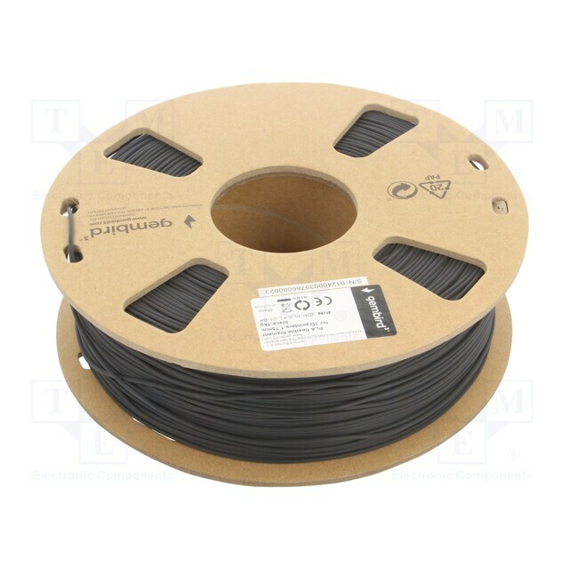 GEMBIRD Filament: PLA; 1.75mm; black