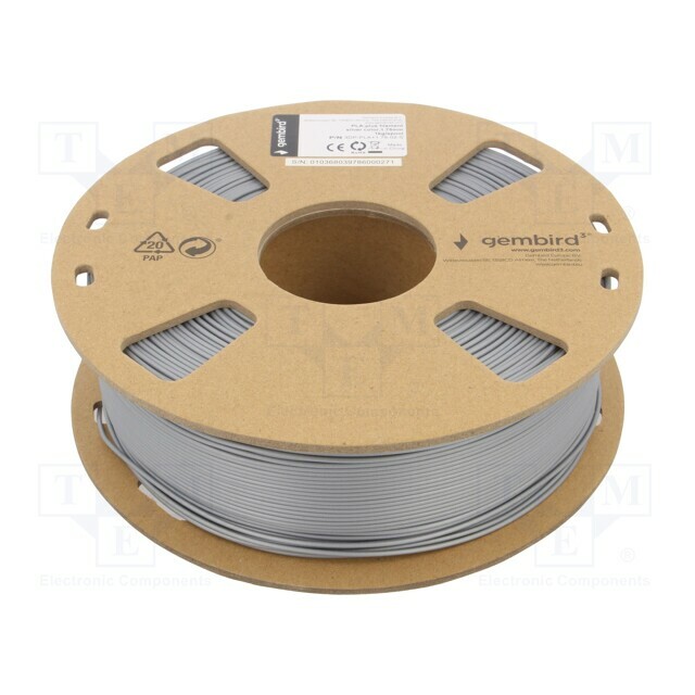 Filament Gembird PLA-plus Silver | 1
