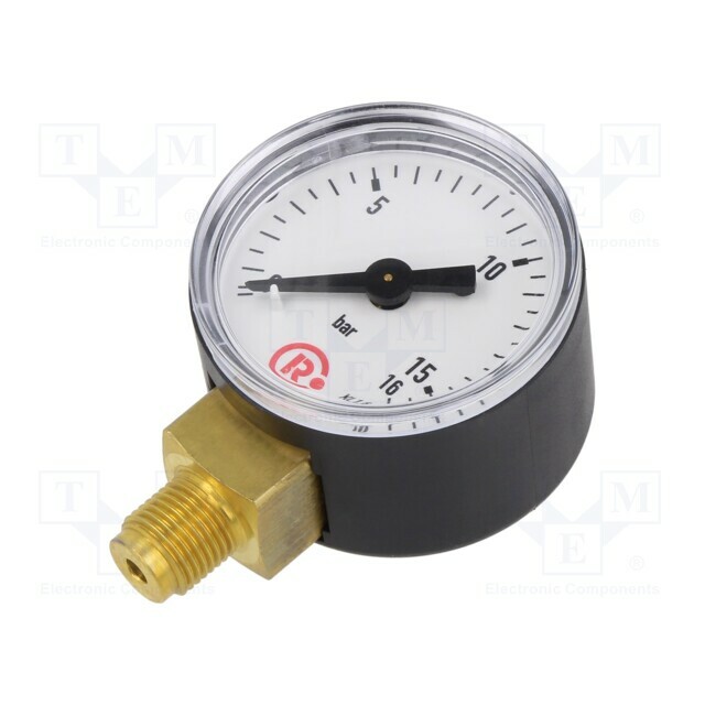 PNEUMAT Manometer; 0÷16bar; bottom connection; Thread: