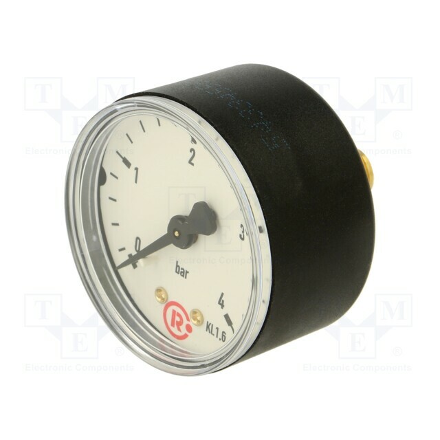PNEUMAT Manometer; 0÷4bar; rear connection; Thread:
