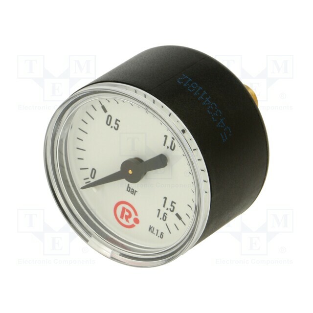 PNEUMAT Manometer; 0÷1.6bar; rear connection