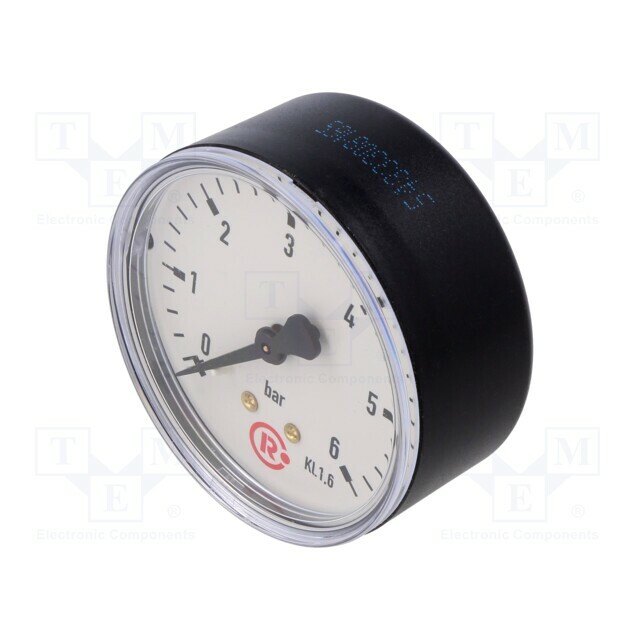 PNEUMAT Manometer; 0÷6bar; rear connection; Thread: