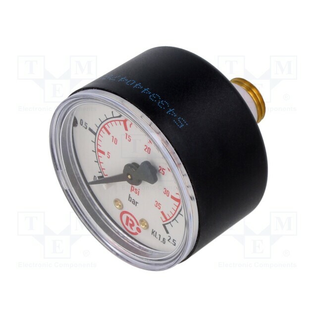 PNEUMAT Manometer; 0÷2.5bar; rear connection